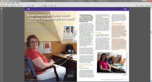 APS Therapy article New Pathways magazine