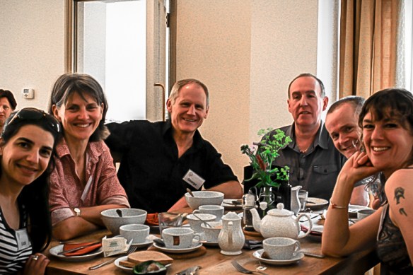 george Jelinek et al, breakfast OMS meeting