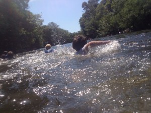 joe swims the xrunner